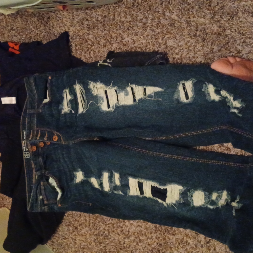No boundaries  mix Rise relaxes skinny jeans size 12